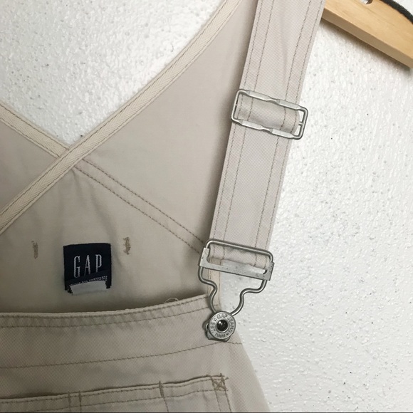 Gap Cream Overall Dress Size S - Picture 3 of 10